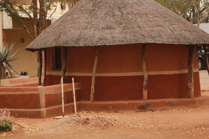 The Rich Cultural Heritage of the Setswana People 1 Traditional_thatched_house_at_the_national_museum_of_Botswana_phto_by_Mompati Dikunwane_wikipedia