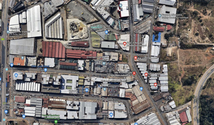 Rosettenville Village Main Industrial Park – Johannesburg – South