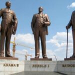 Three Dikgosi Monument – Gaborone – Botswana