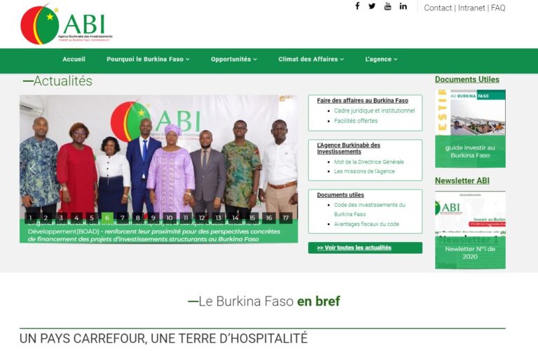 Investment Promotion Agency (ASI) - Ouagadougou - Burkina Faso 3 ABI BURKINA FASO 003 768x502