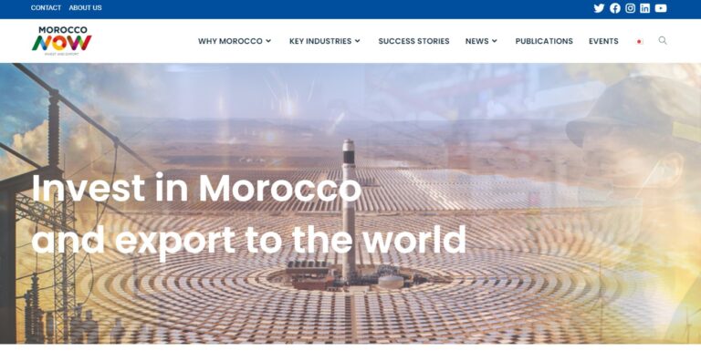 Moroccan Agency for Investment and Export Development (AMDIE) - Rabat - Morocco 2 AMDIE 002 768x385