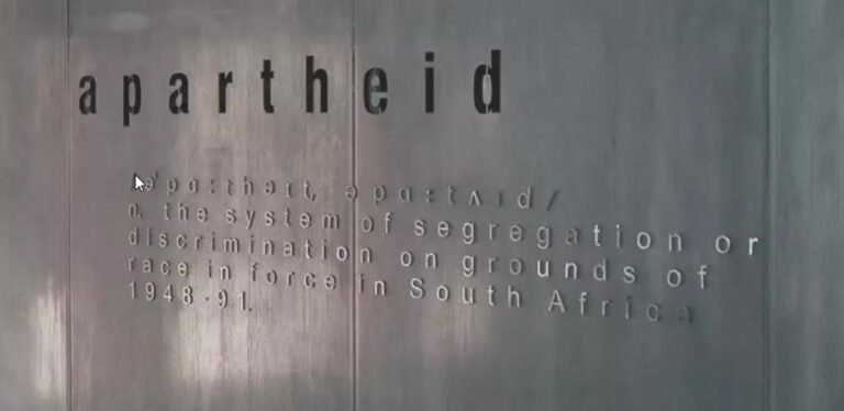 The Apartheid Museum - Johannesburg -South Africa 2 THEAPARTHEIDMUSEUM 002 768x374