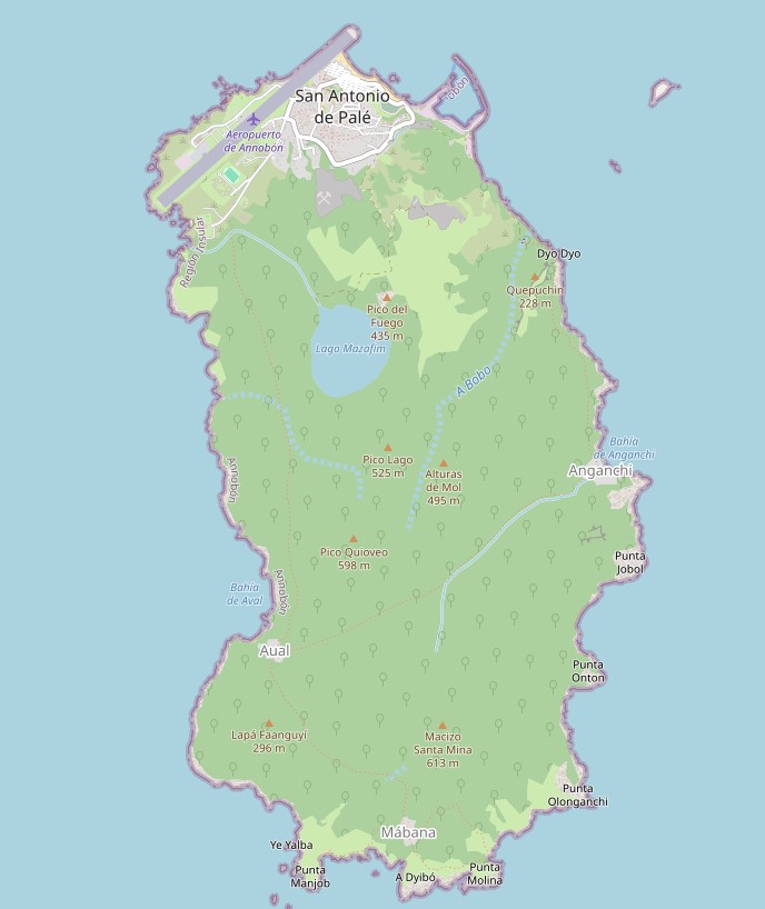 Lake Mazafin - Annobón - Equatorial Guinea 3 Lago Mazafim GE photo by OpenStreets MAPS