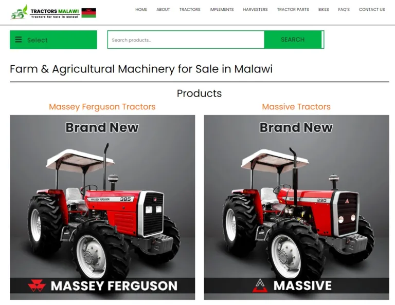 Location - All Africa in Business Directory 4 Tractors Malawi 768x594