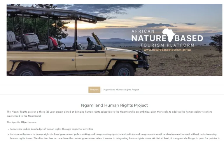 Ngamiland Council of Non-Governmental Organisation (NCONGO) - Maun - Botswana 3 ncongo 003 768x482