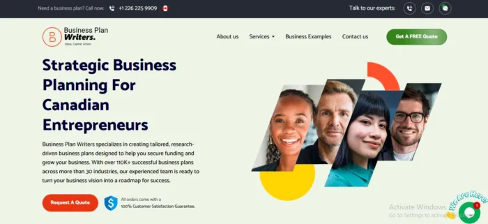 Business Plan Writers - Toronto - Canada 6 Featured image