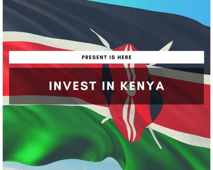 Kenya Strategic B2B Guide illustration featuring Silicon Savannah Fintech nodes, Green Energy infrastructure, and Mombasa Logistics hubs on a minimalist map.