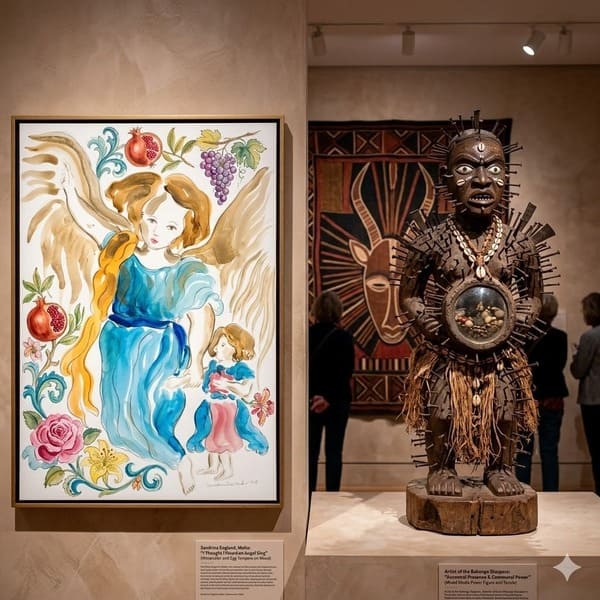 Sandrina England Angel Iconography Africa Europe Art