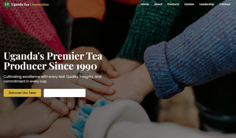 Uganda Tea Corporation Website 768x450