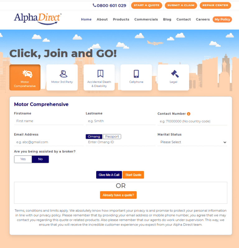 Alpha Insurance image 2 Webiste 768x798
