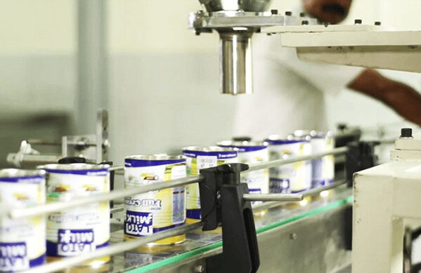Scaling the East African Dairy Corridor: A Technical Analysis of Pearl Dairy (Lato Milk) 1 High-speed automated production line at the Pearl Dairy facility in Mbarara showing the industrial canning process of Lato Milk for international export.