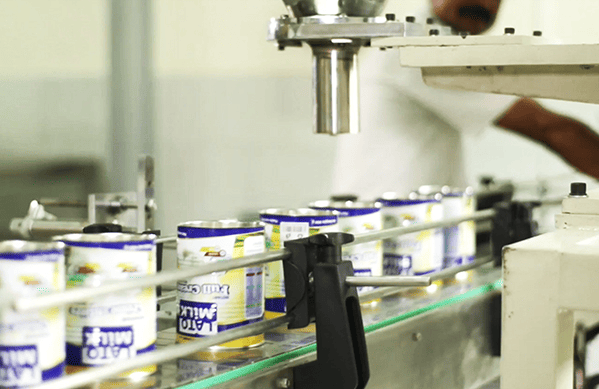 Scaling the East African Dairy Corridor: A Technical Analysis of Pearl Dairy (Lato Milk) 1 High-speed automated production line at the Pearl Dairy facility in Mbarara showing the industrial canning process of Lato Milk for international export.