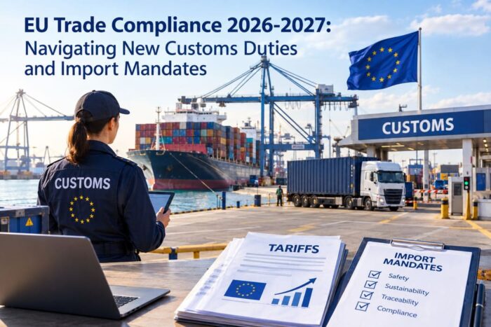 EU Trade Compliance 2026-2027: Navigating New Customs Duties and Import Mandates 1 EU Trade Compliance 2026-2027: Navigating New Customs Duties and Import Mandates 1