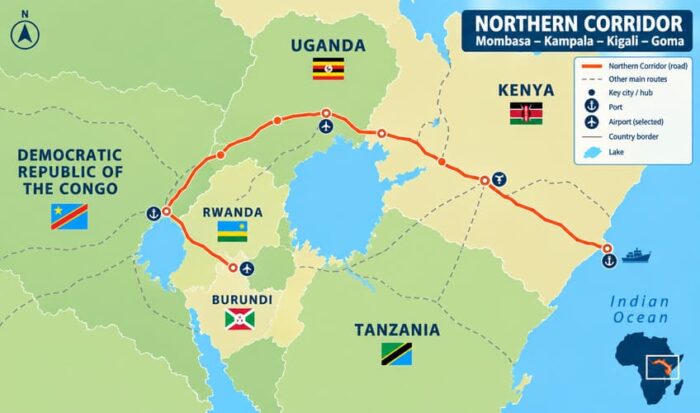 The Northern Corridor Logistics and Trade Matrix: Connecting Mombasa to the Great Lakes 1 Featured image